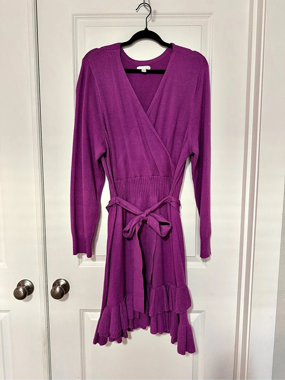 Lauren Conrad Purple Wrap Midi Dress Size XXL